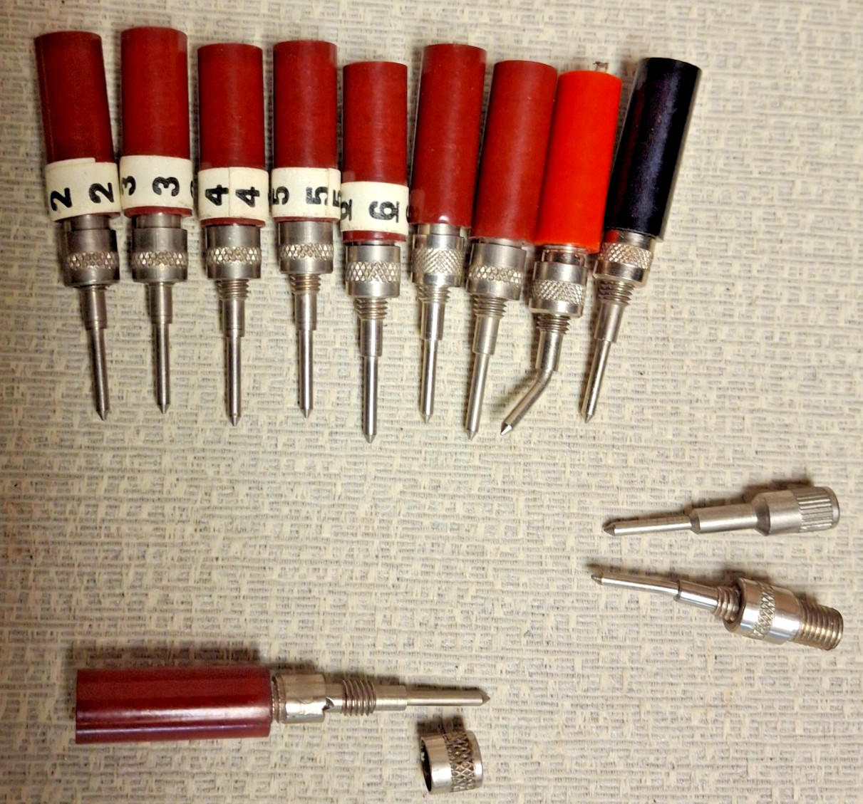 (Lot of 12 Pieces) HERMAN H. SMITH TEST PROD Plugs/ 1960's Vintage