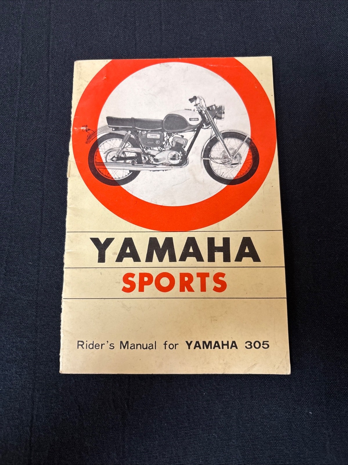 Vintage Yamaha 305 Sports Rider\'s Manual Vintage Yamaha 305 Sports Rider\'s Manual