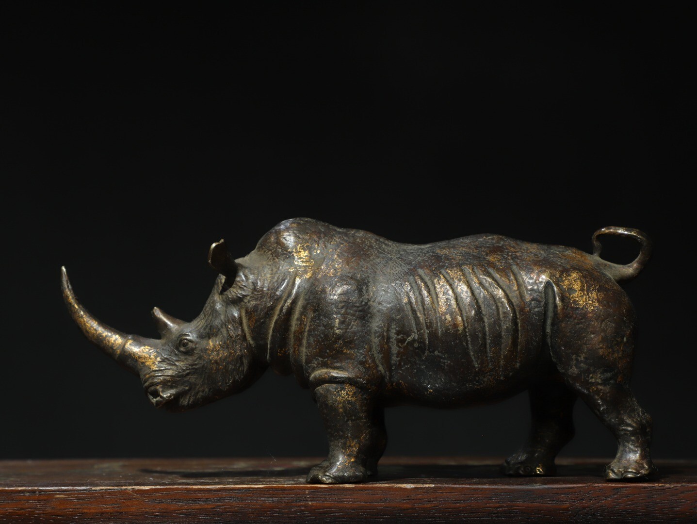 Copper Tuojin Rhinoceros Ornament