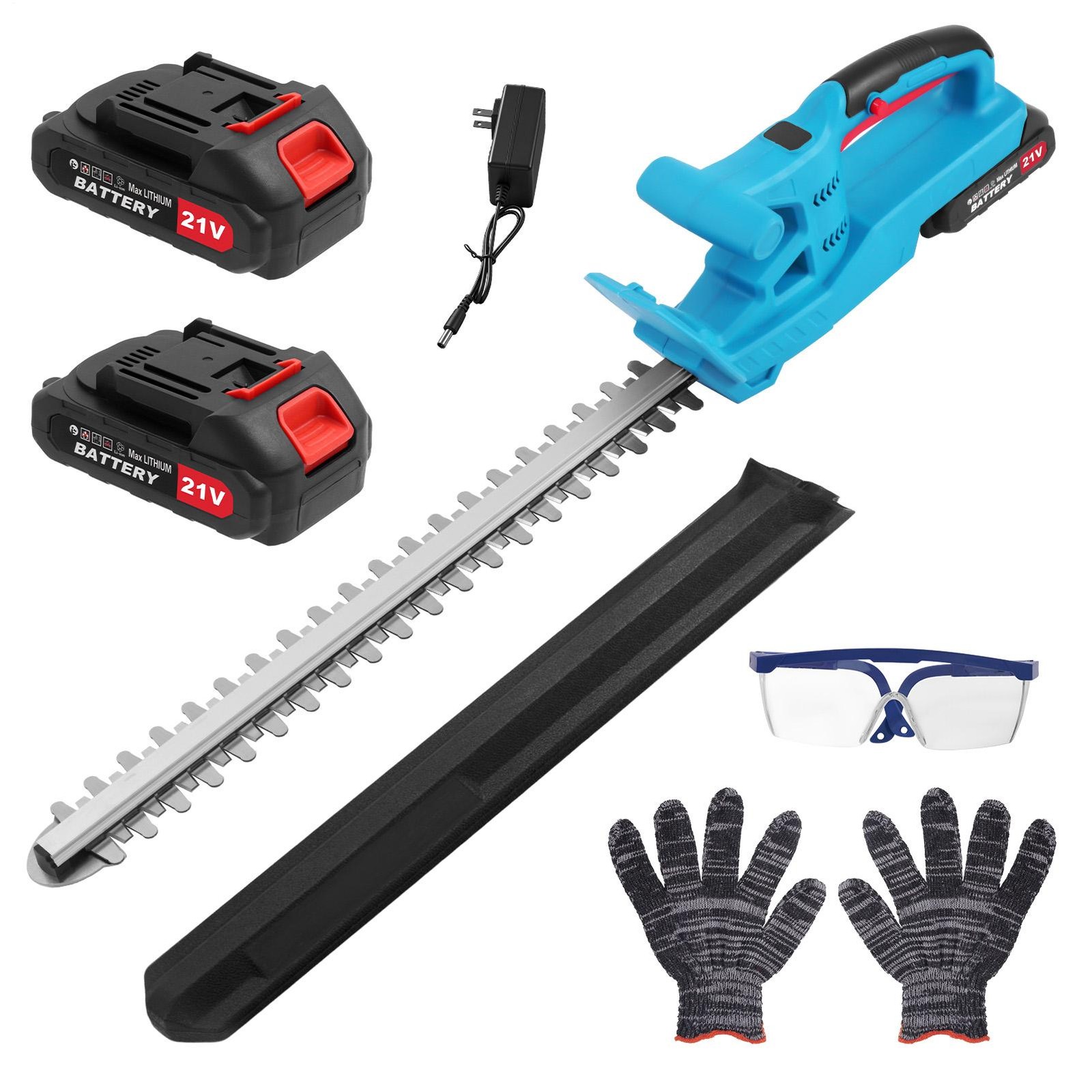 33 Inch Handheld Electric Cordless Hedge Trimmer Bush Trimmer With 21V Battery 33 Inch Handheld Electric Cordless Hedge Trimmer Bush Trimmer With 21V Battery