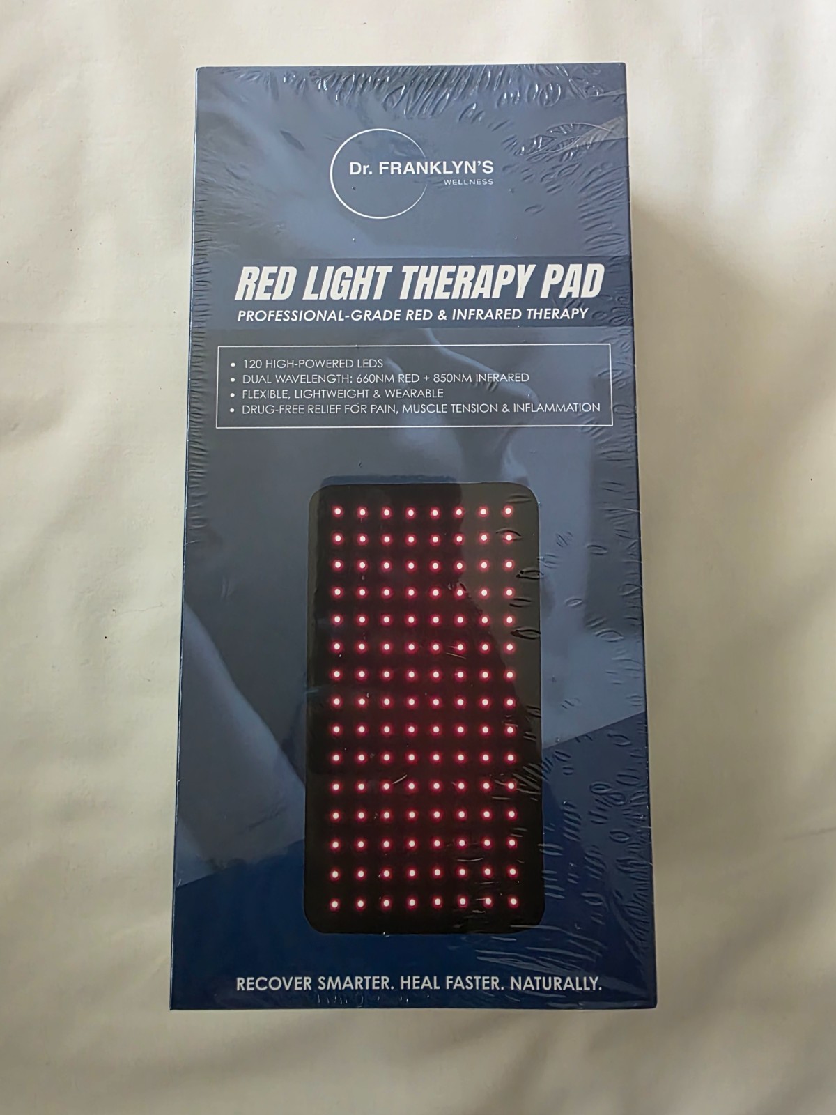 Dr. Franklyn\'s Red Light Therapy Pad MODEL ITW-1 -DRUG FREE PAIN RELIEF FOR PAIN