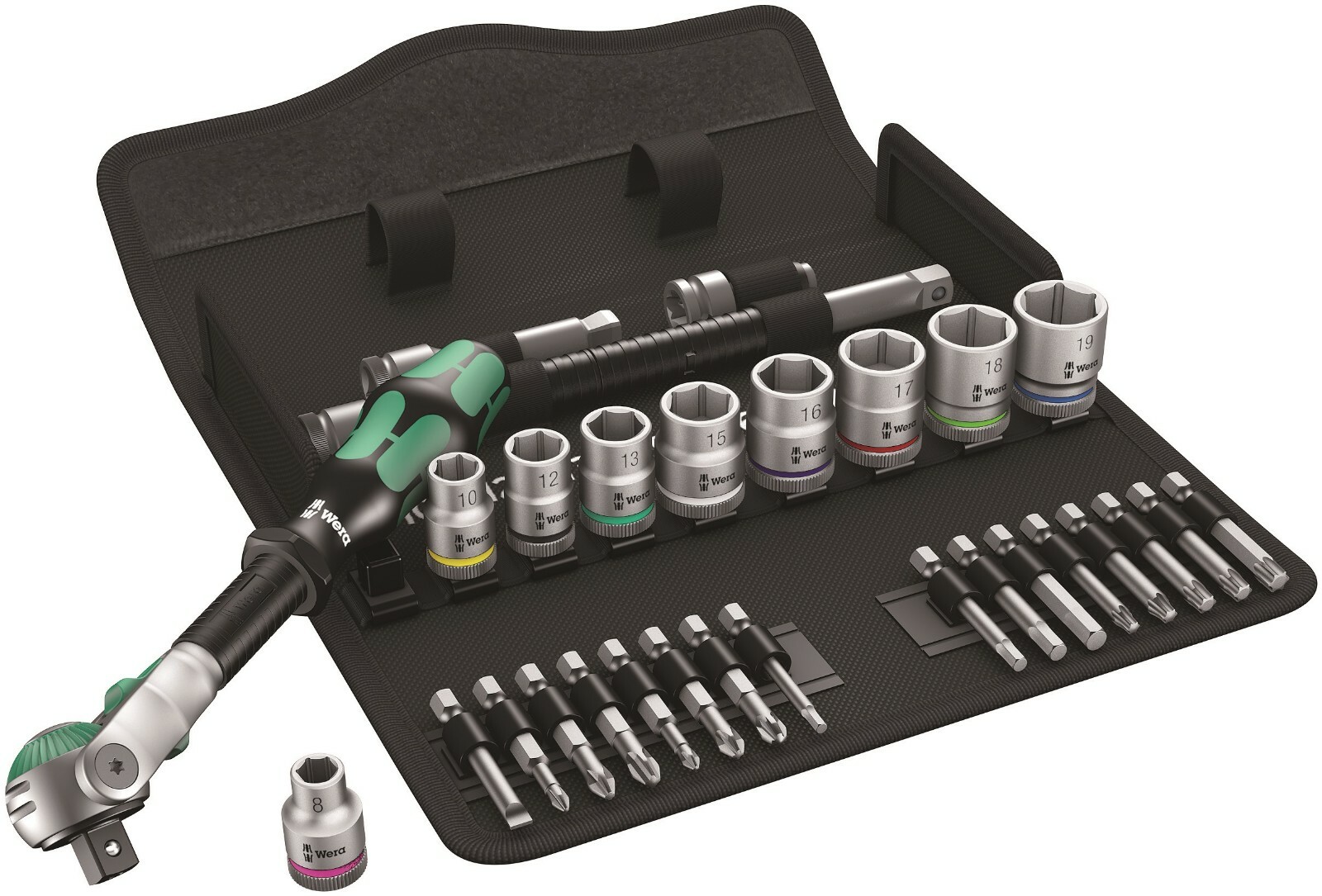 Wera 8100 SB 6 Zyklop Speed Ratchet Set 3/8\