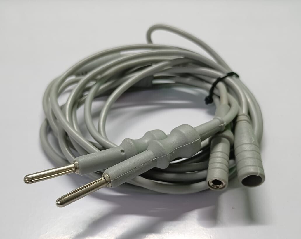 Laparoscopic TURP Cable Monopolar Bipolar Single Stem 4mmx300cm Reusable - 1pc