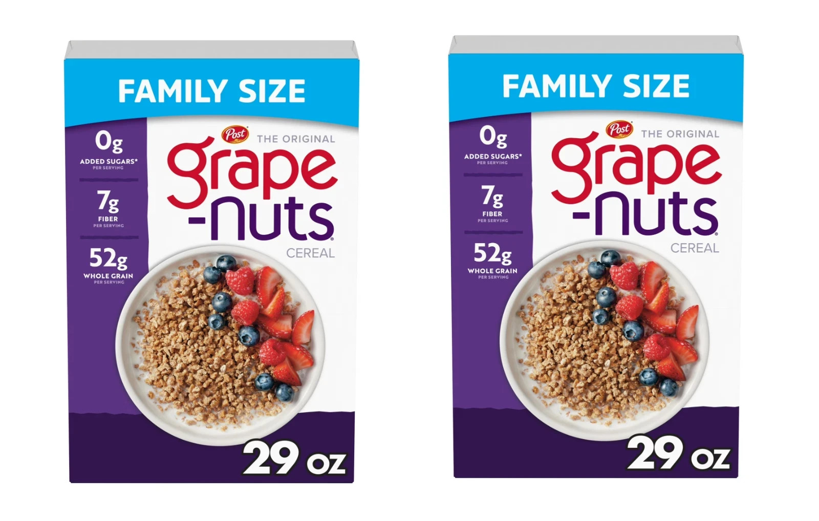 New Post Grape Nuts Original Breakfast Cereal, 29 oz (Pack of 2) New Post Grape Nuts Original Breakfast Cereal, 29 oz (Pack of 2)