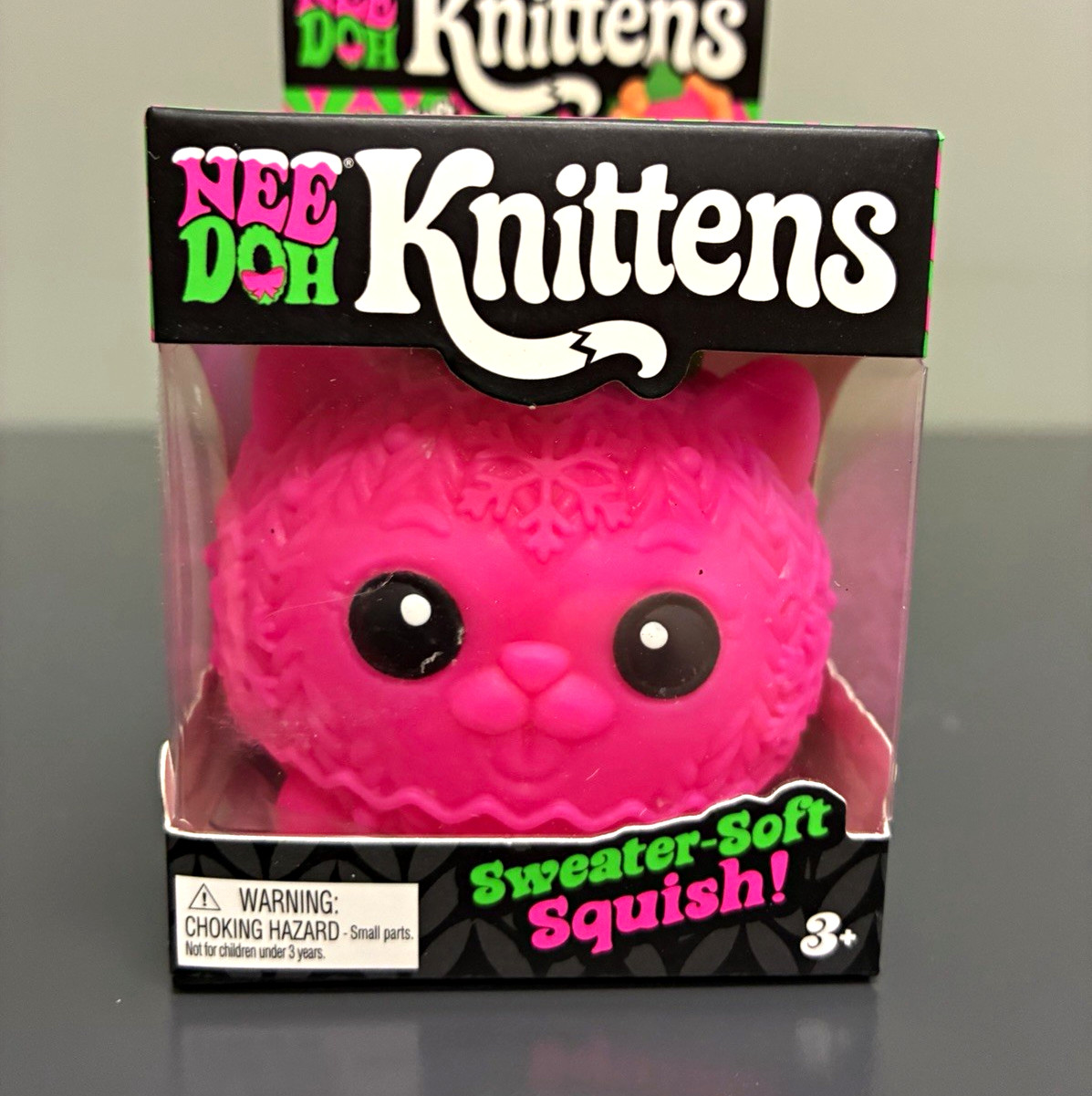 NeeDoh Knittens Squishy, Pink, RARE, Authentic, Brand New-Factory Sealed NeeDoh Knittens Squishy, Pink, RARE, Authentic, Brand New-Factory Sealed