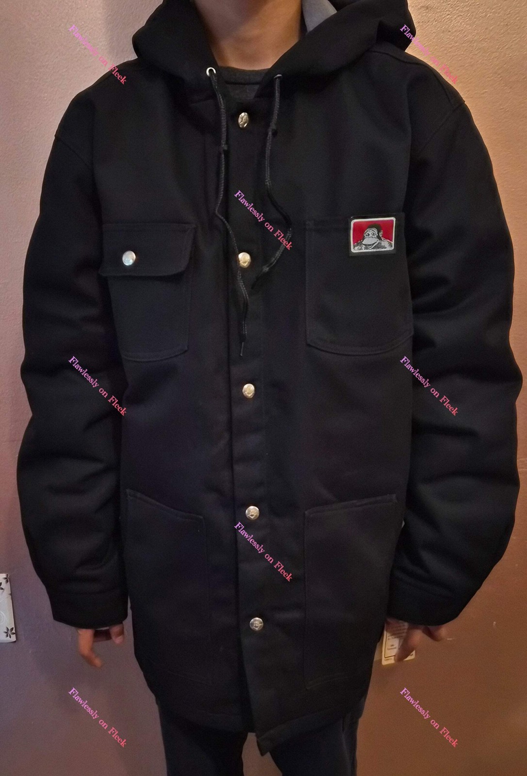 Ben Davis Hooded Jacket w/Snap Buttons