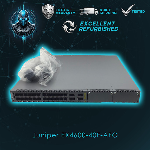 Juniper EX4600-40F-AFO 24x 10GB SFP+ 4x 40GB QSFP+ Front-to-Back Air Switch