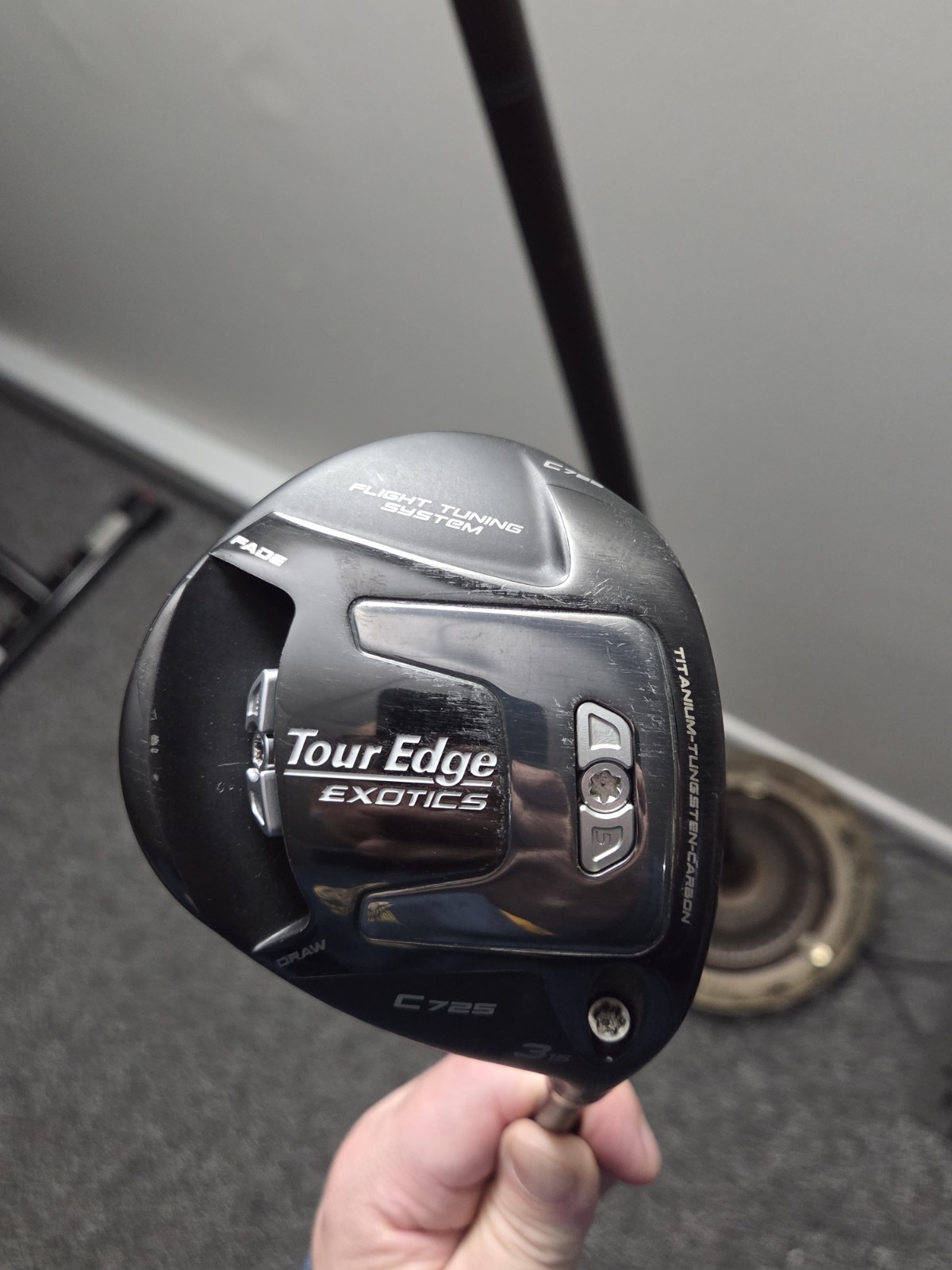 Tour Edge Exotics C725 3 Wood 15* KBS TD 70 Category 4 43” X-Stiff