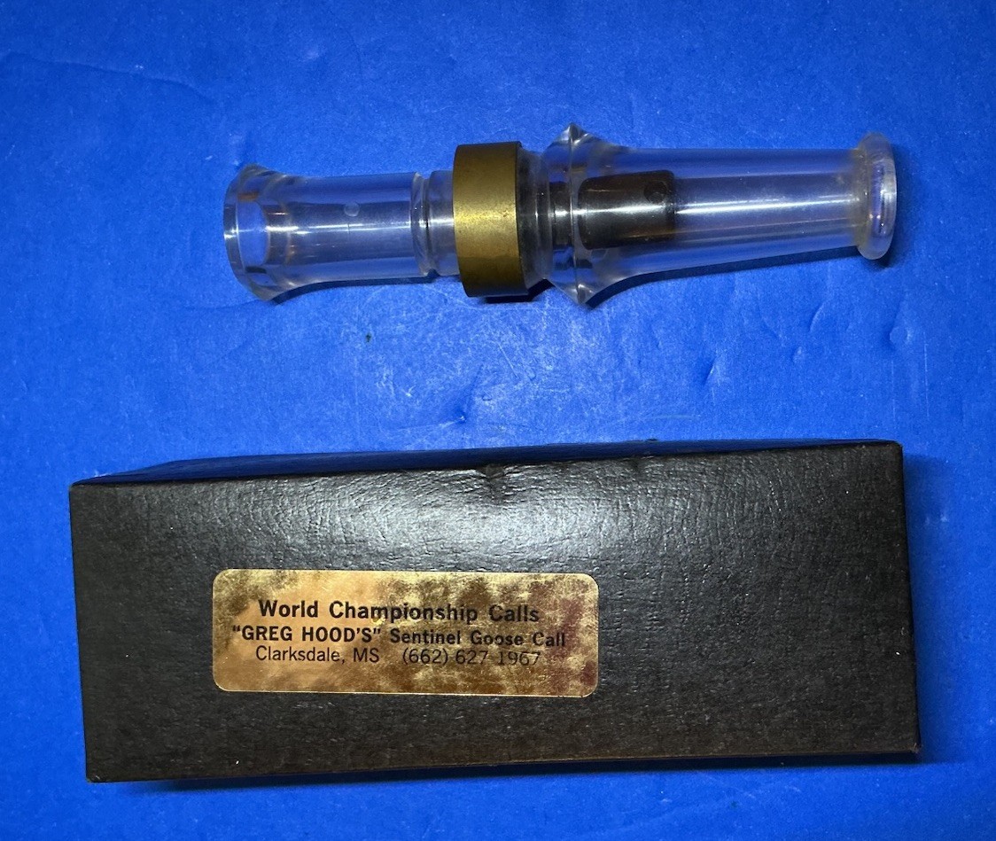 Vintage Greg Hood’s World Championship Calls Sentinel Goose Call, NOS Vintage Greg Hood’s World Championship Calls Sentinel Goose Call, NOS