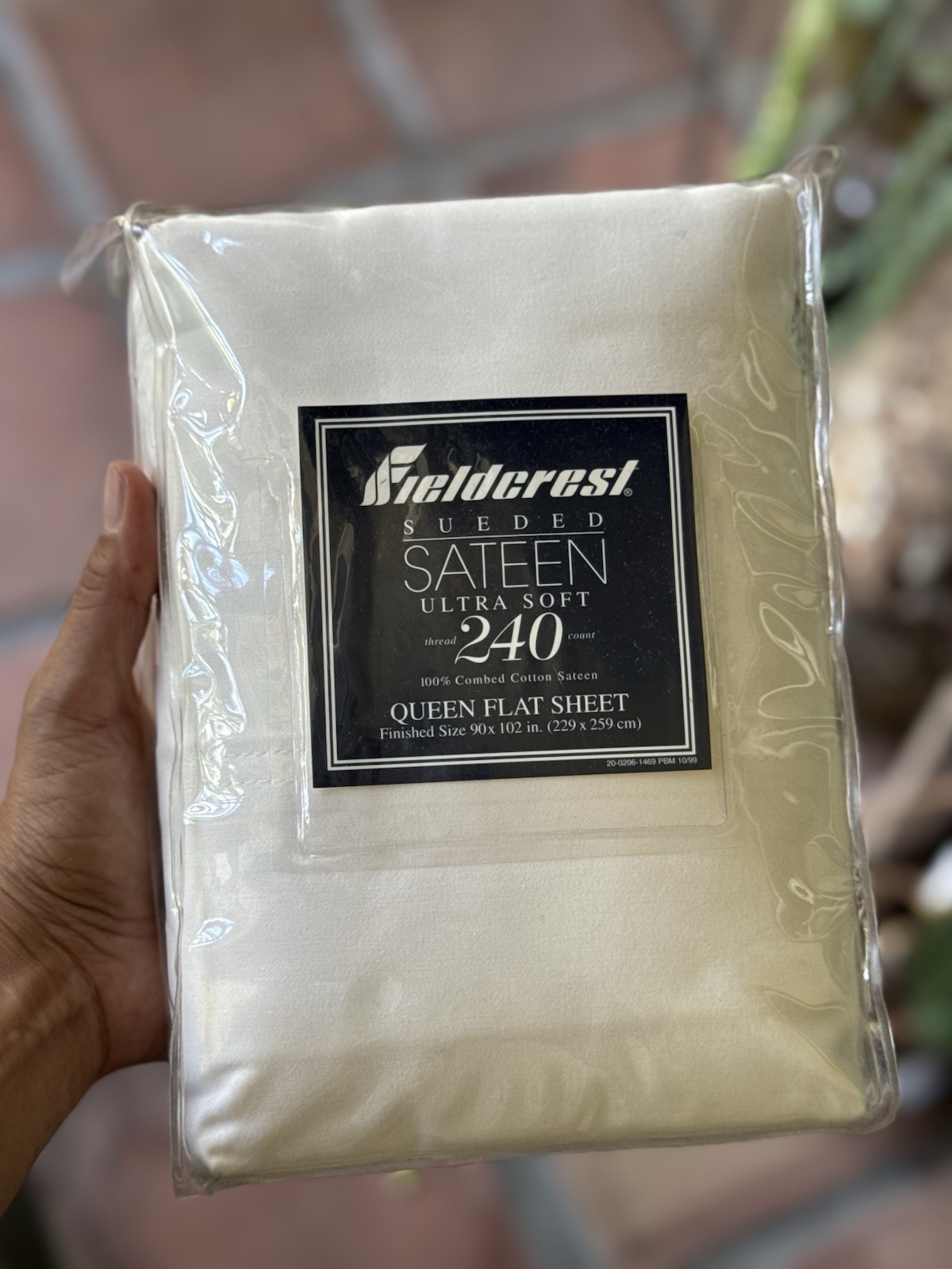 NEW FIELDCREST SUEDED SATEEN ULTRASOFT 100% COMBED COTTON QUEEN FLAT SHEET NEW FIELDCREST SUEDED SATEEN ULTRASOFT 100% COMBED COTTON QUEEN FLAT SHEET