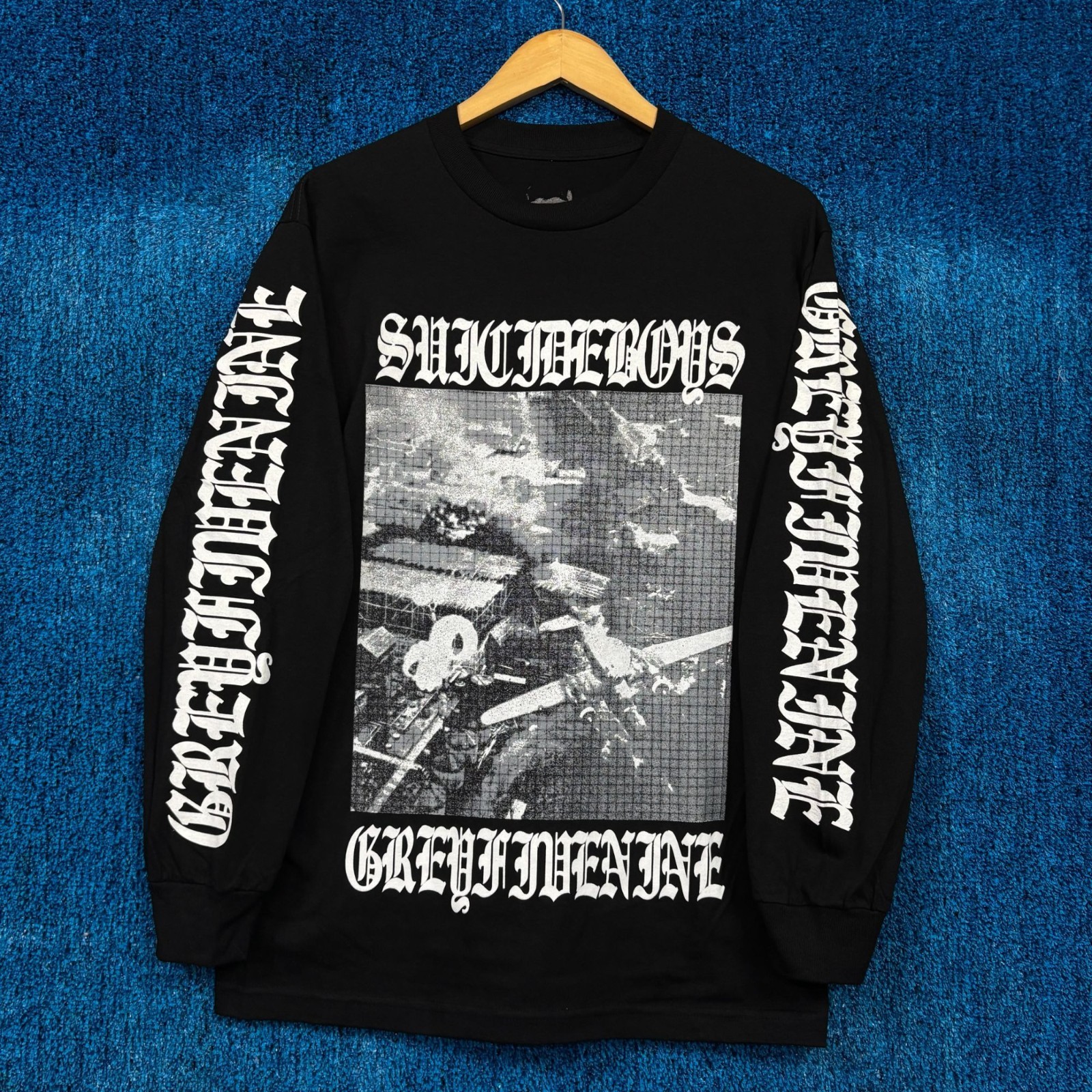 G59 Records x Suicideboys Grey Five Nine Plane Long Sleeve M G59 Records x Suicideboys Grey Five Nine Plane Long Sleeve M