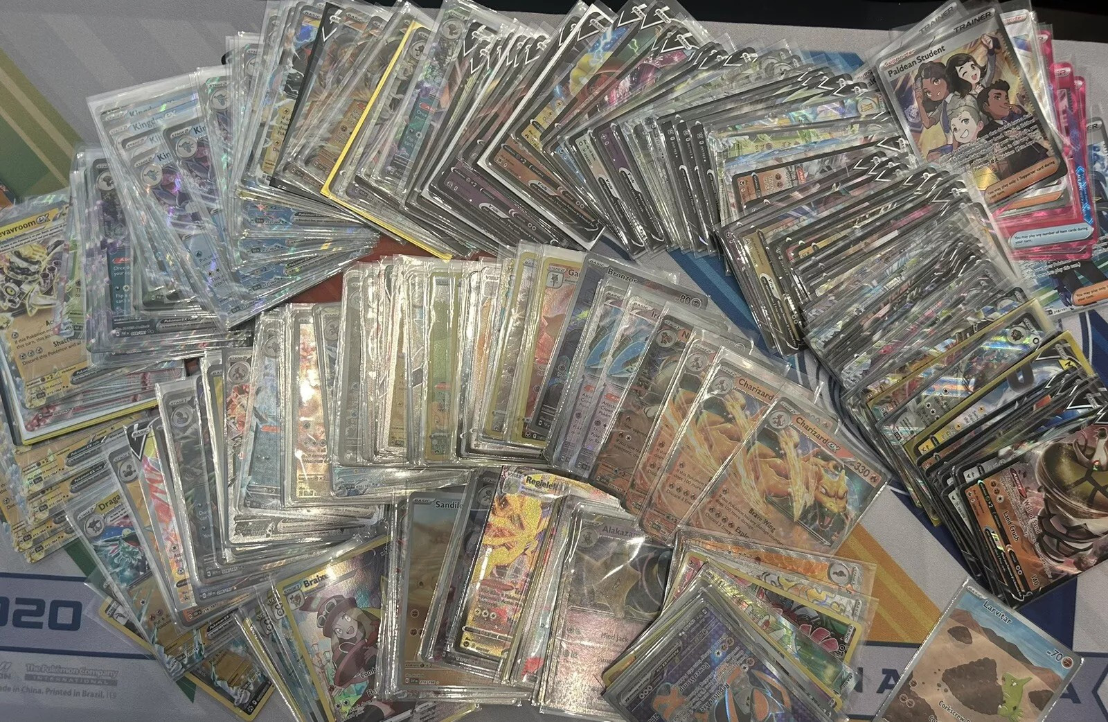 Pokemon Card Bulk lot 100 HOLO REVERSE HOLO ONLY + 3 ULTRA RARE EX-FA 