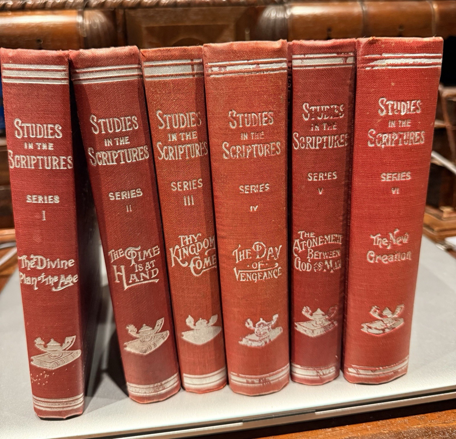 RARE Very Nice Lamp Set Studies In The Scriptures WATCHTOWER RARE Very Nice Lamp Set Studies In The Scriptures WATCHTOWER