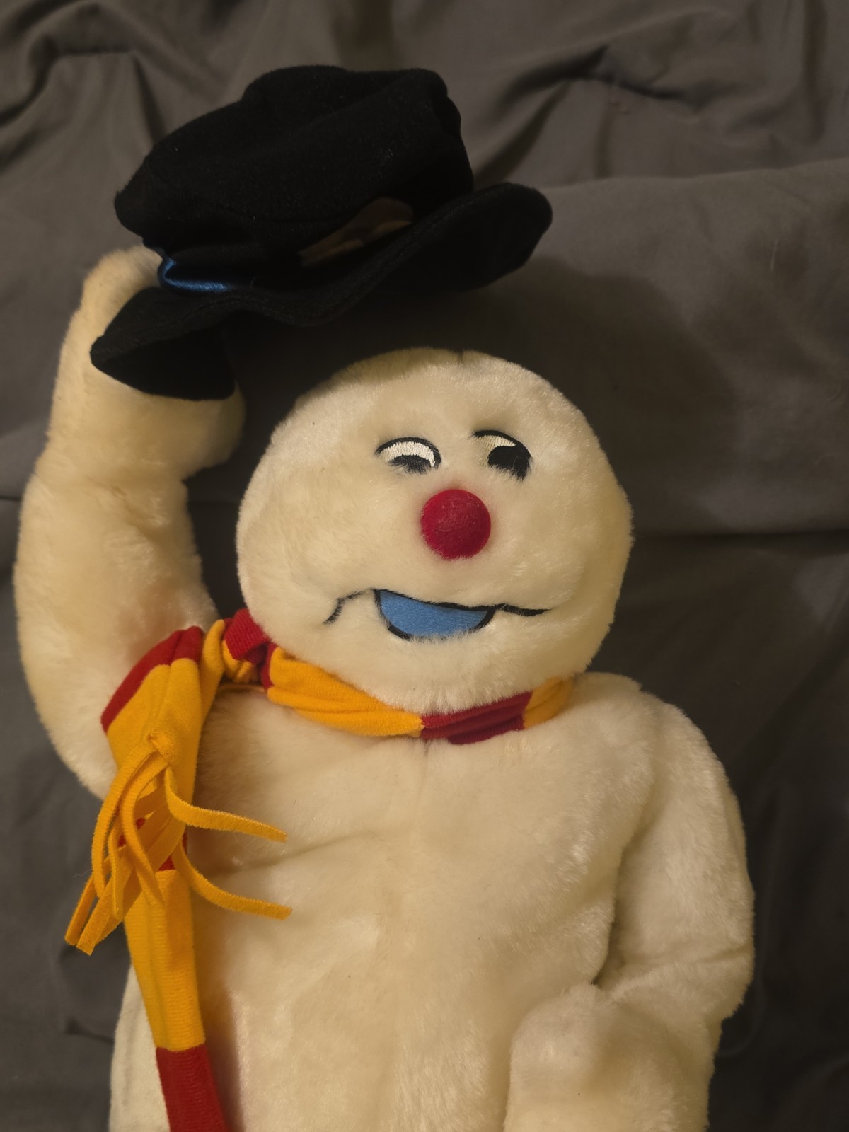 Gemmy Spinning Snowflake Frosty The Snowman 2002 Box 18