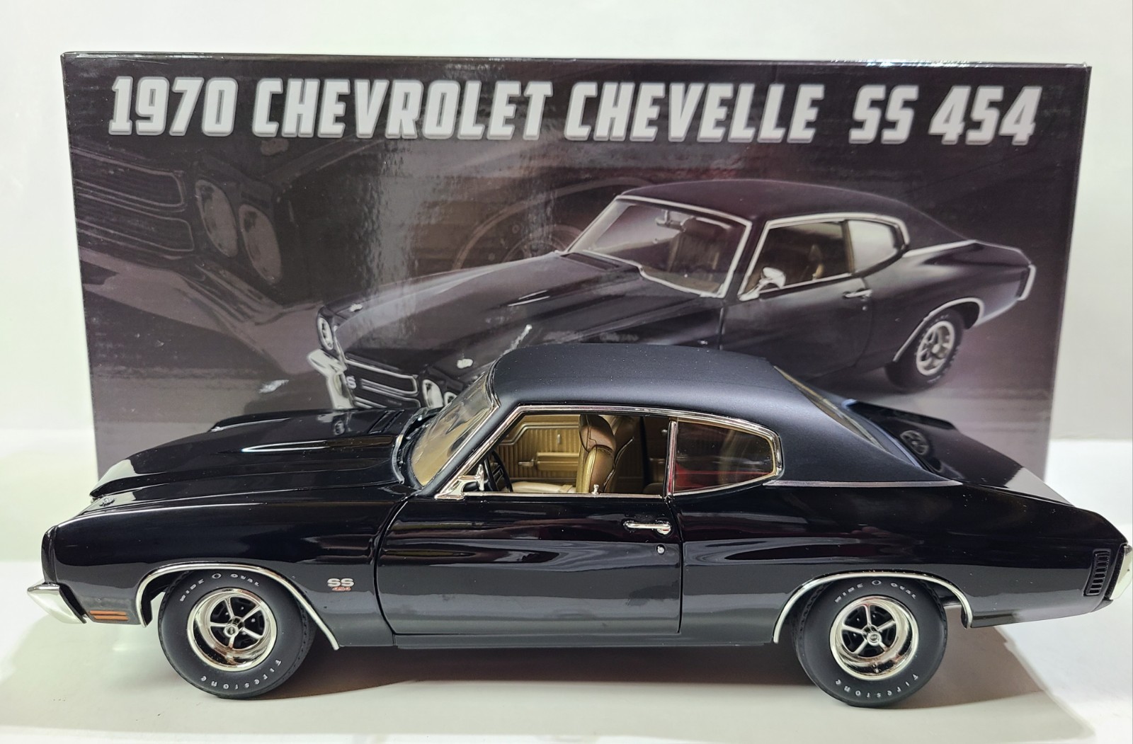 1970 CHEVY CHEVELLE SS 454 BLACK ACME 1805527  1 OF 460 LIMITED 1:18 SCALE