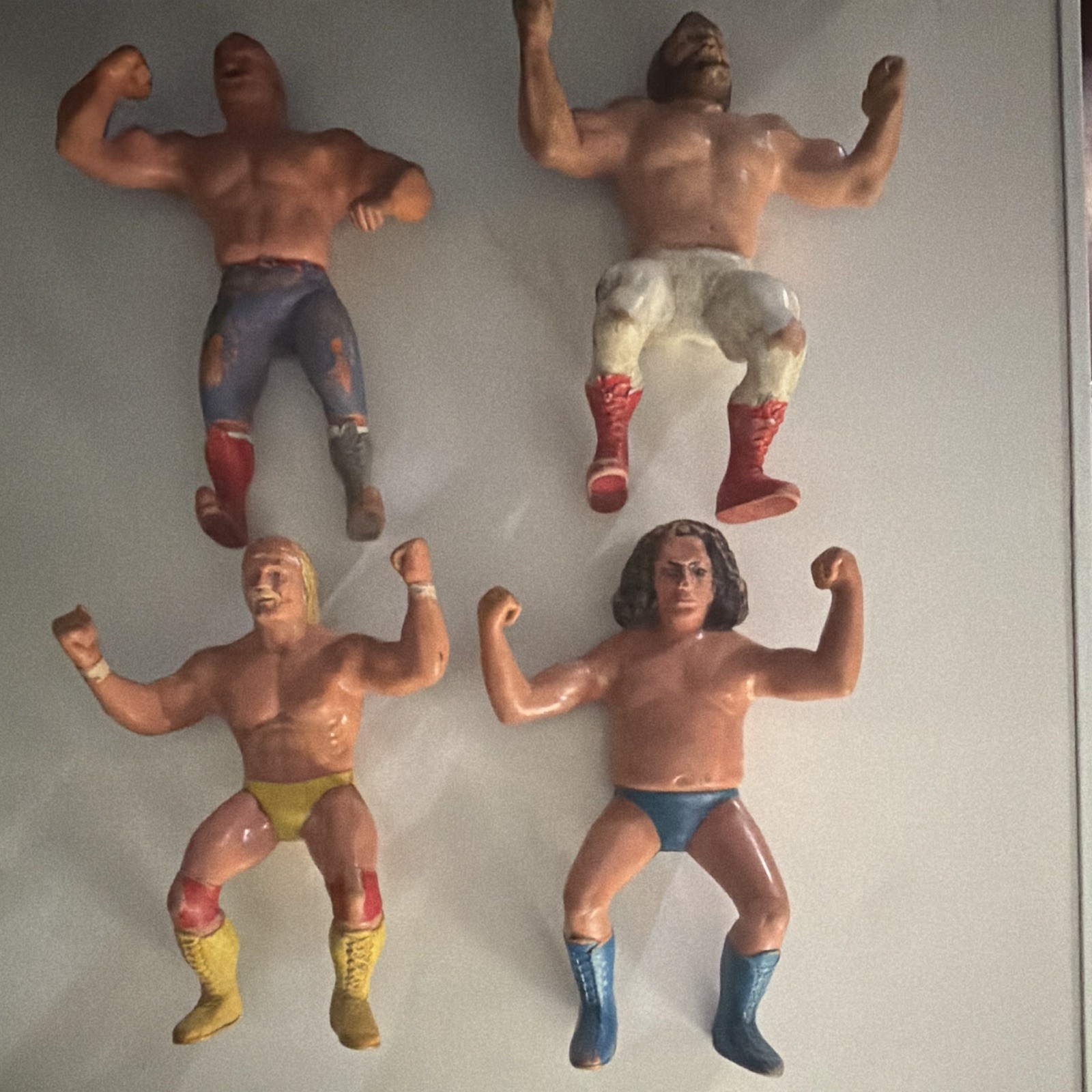 LJN WWE Vintage 1984 Wrestling Superstars Lot of 4 Figures Hulk Hogan LJN WWE Vintage 1984 Wrestling Superstars Lot of 4 Figures Hulk Hogan