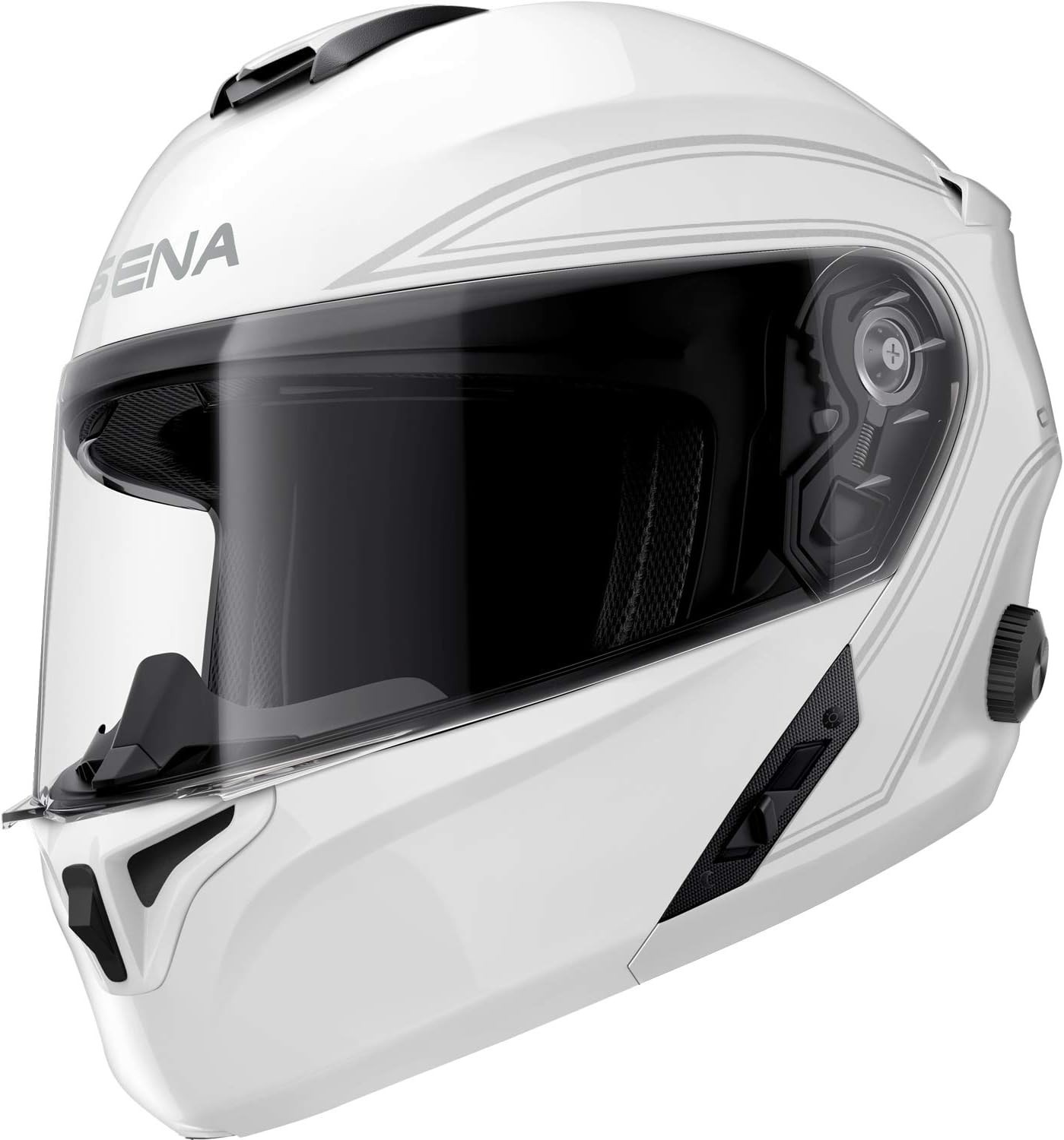 Sena Outrush Modular Smart Helmet (Gloss White, XX-Large) Sena Outrush Modular Smart Helmet (Gloss White, XX-Large)