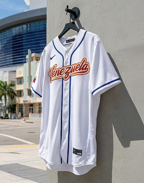 Men's Venezuela Baseball White #21 2026 World Baseball Classic Home Stadium NEW