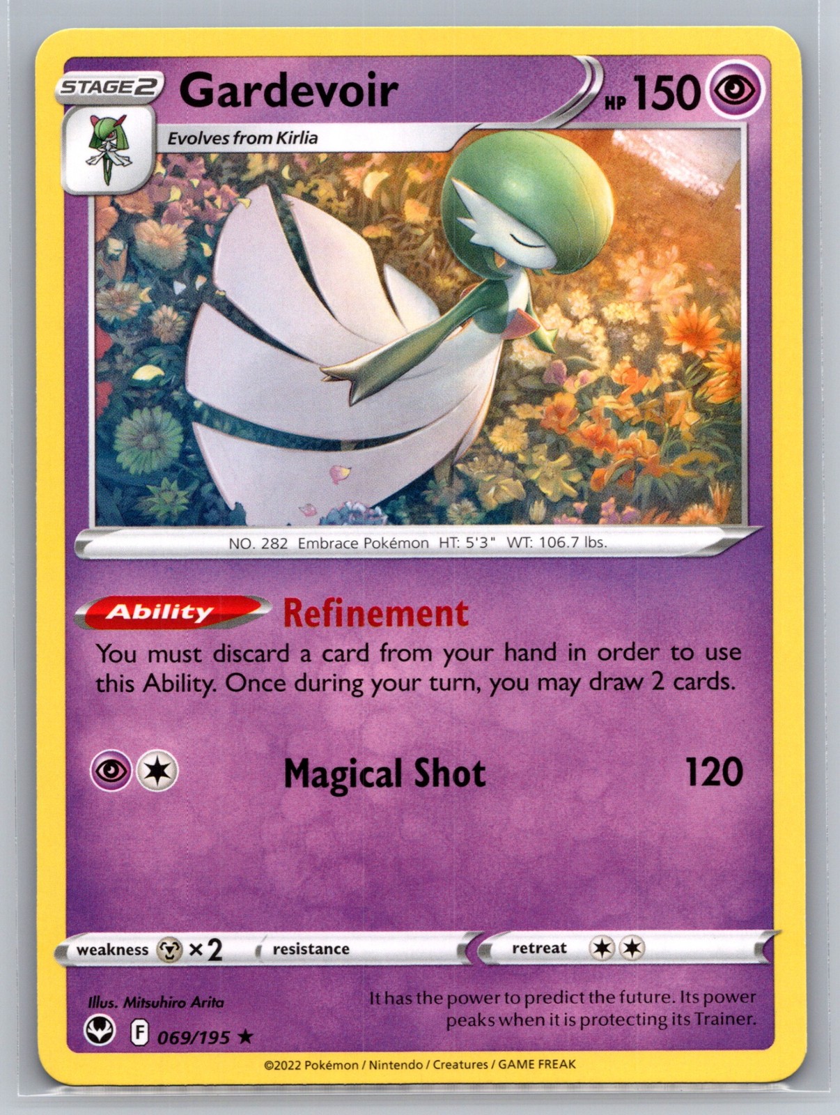 Gardevoir 069/195 - SWSH12: Silver Tempest - Pokémon TCG - NM Gardevoir 069/195 - SWSH12: Silver Tempest - Pokémon TCG - NM