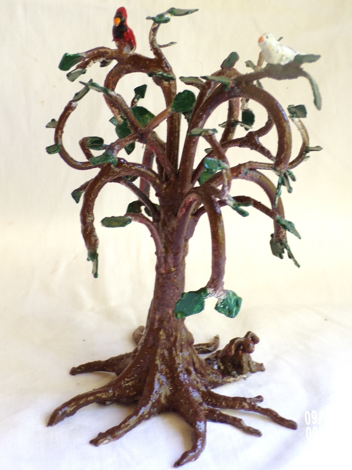 Tree of life handcrafted free standing metal sculpture 9\