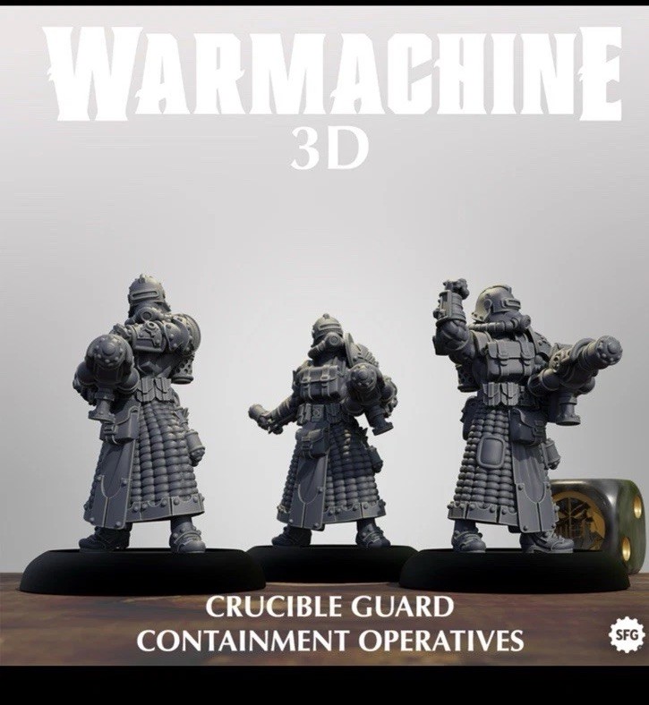 Warmachine CRUCIBLE GUARDCONTAINMENT OPERATIVES