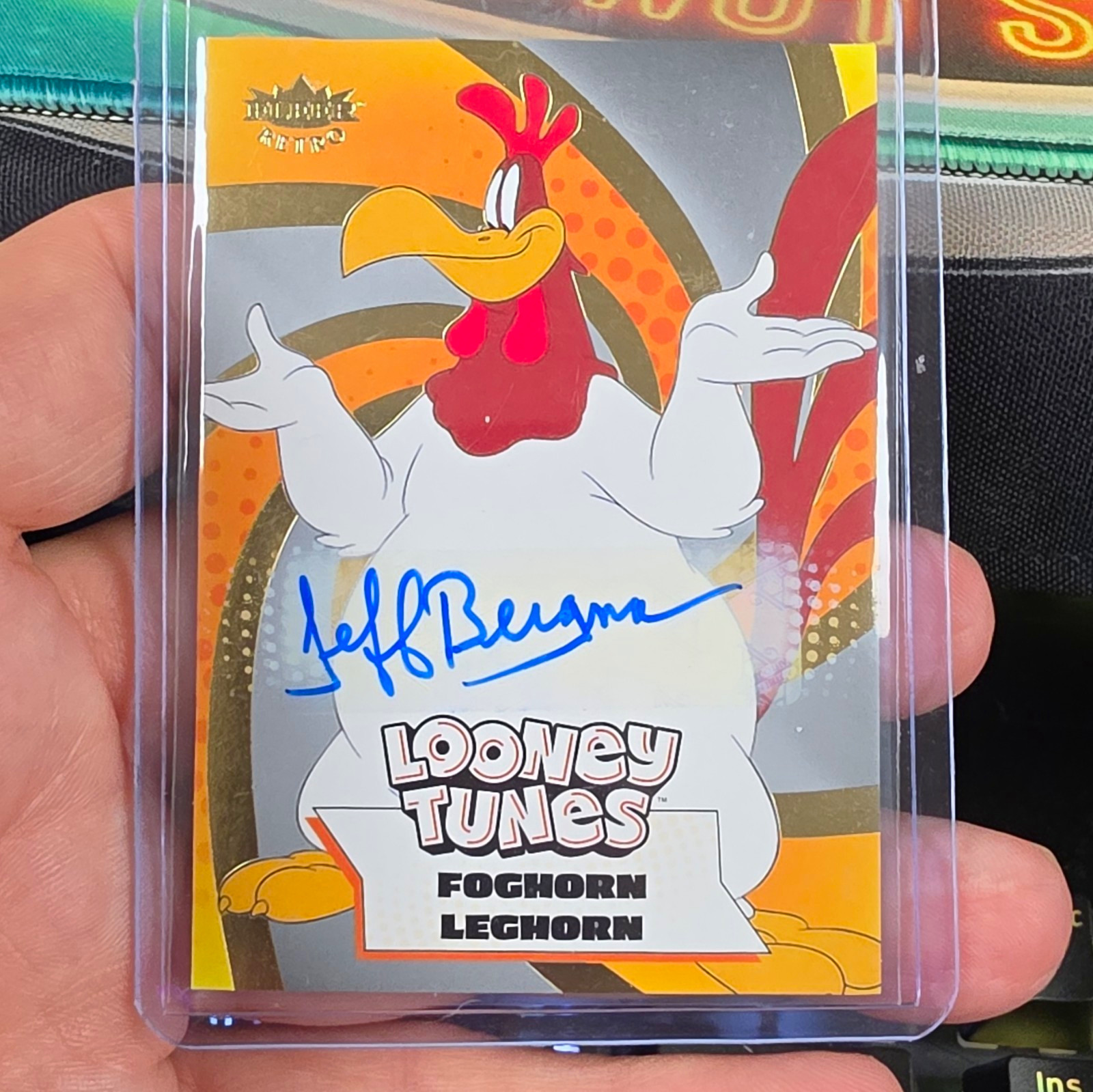 Fleer 2024 Fleer Retro Looney Tunes Foghorn Leghorn #18 Auto Jeff Bergman Fleer 2024 Fleer Retro Looney Tunes Foghorn Leghorn #18 Auto Jeff Bergman
