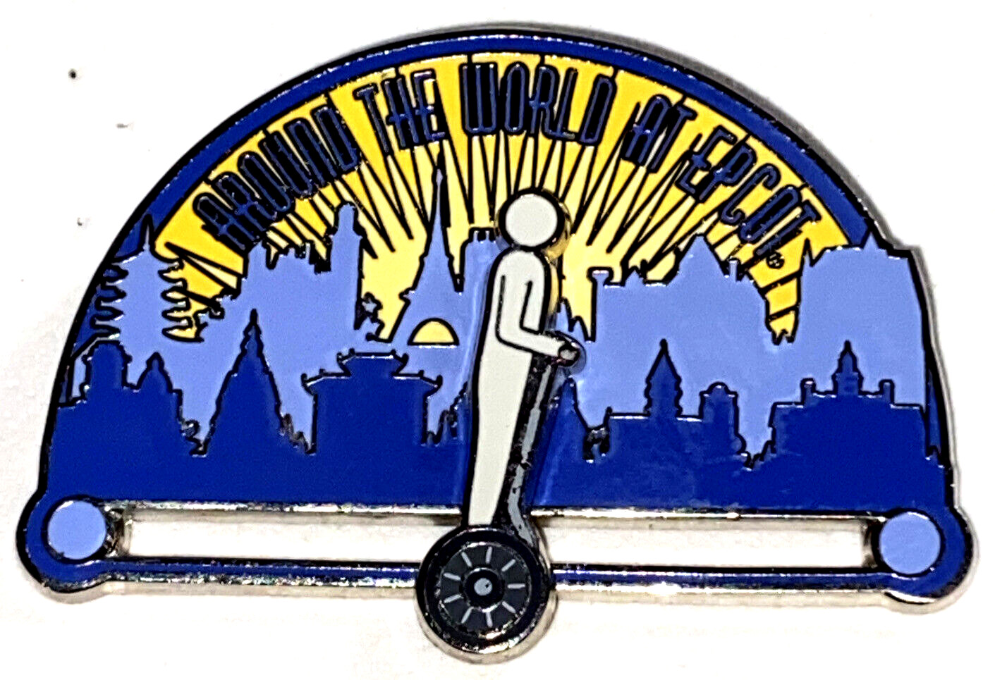 DISNEY WDW 2004 AROUND THE WORLD AT EPCOT SEGWAY TOUR PARTICIPATION SLIDER PIN DISNEY WDW 2004 AROUND THE WORLD AT EPCOT SEGWAY TOUR PARTICIPATION SLIDER PIN