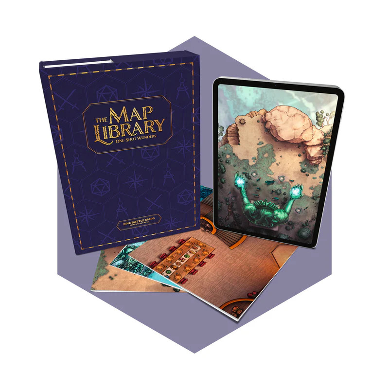 One-Shot Wonders: The Map Library from Roll & Play Press D&D 5E Compatible