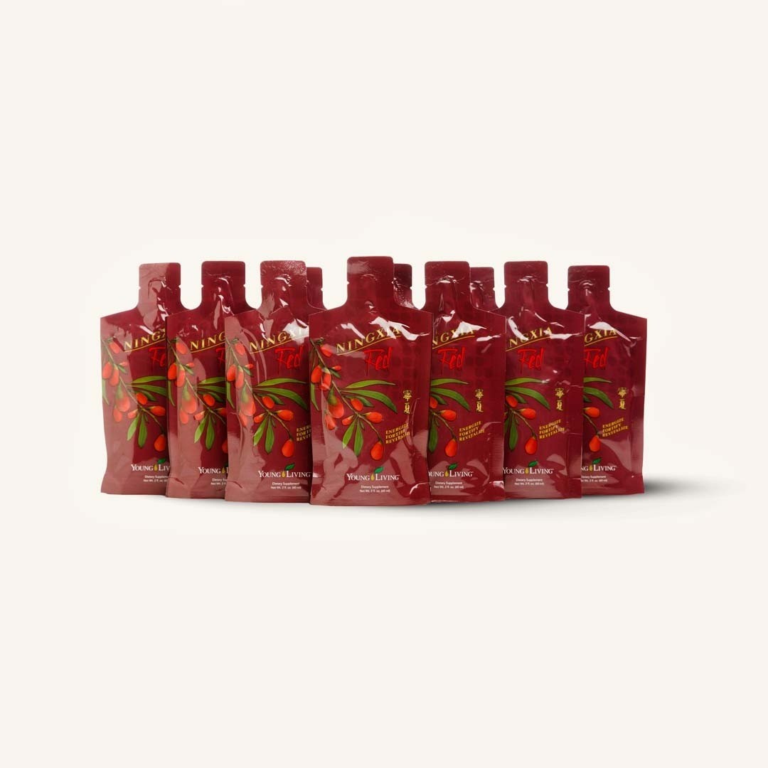 60 Count Young Living NingXia Red Mixed Fruit Drink 2 oz Singles NEW 