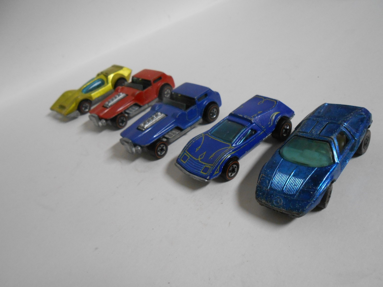 Vintage Hot Wheels Redline Lot Mercedes Benz C-111 Buzz-off Hiway Robber Bugeye Vintage Hot Wheels Redline Lot Mercedes Benz C-111 Buzz-off Hiway Robber Bugeye