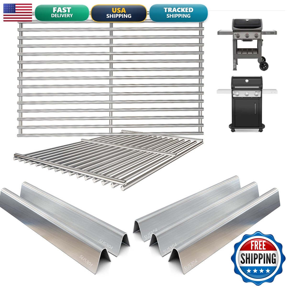 WEBROIL SUS 304 Grill Grates& 15.3\ WEBROIL SUS 304 Grill Grates& 15.3\