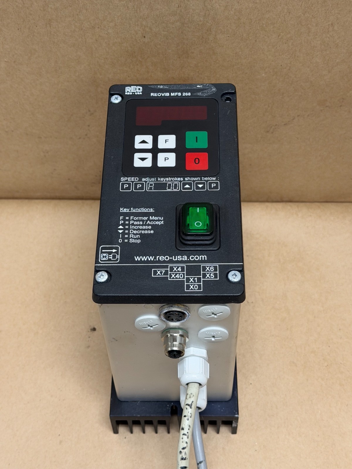 REO REOVIB MFS 268 Frequency Controller
