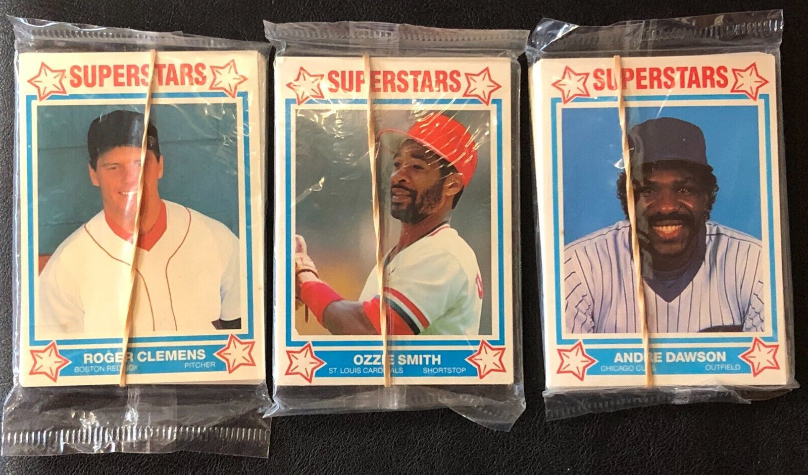(3)x 1989 MSA Superstars Cereal Baseball Card Sets #1-12 Mattingly Brett Schmidt