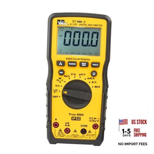 Ideal Electrical 61-357 1000V AC/DC Multimeter