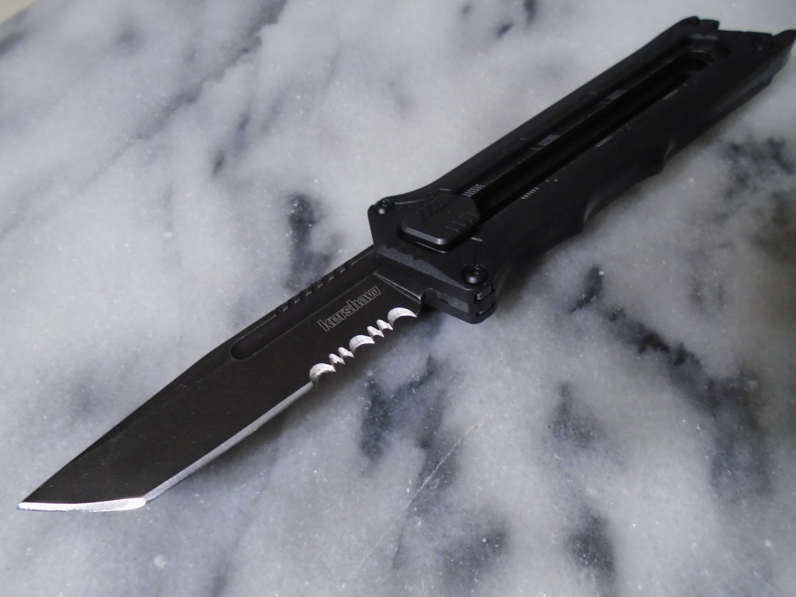 Kershaw Interstellar Manual Slide Lock Pocket Knife 8Cr13MoV Cap Lifter 1195X Kershaw Interstellar Manual Slide Lock Pocket Knife 8Cr13MoV Cap Lifter 1195X