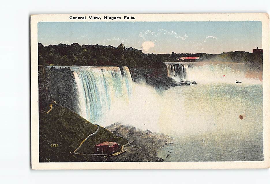 Postcard General View Niagara Falls