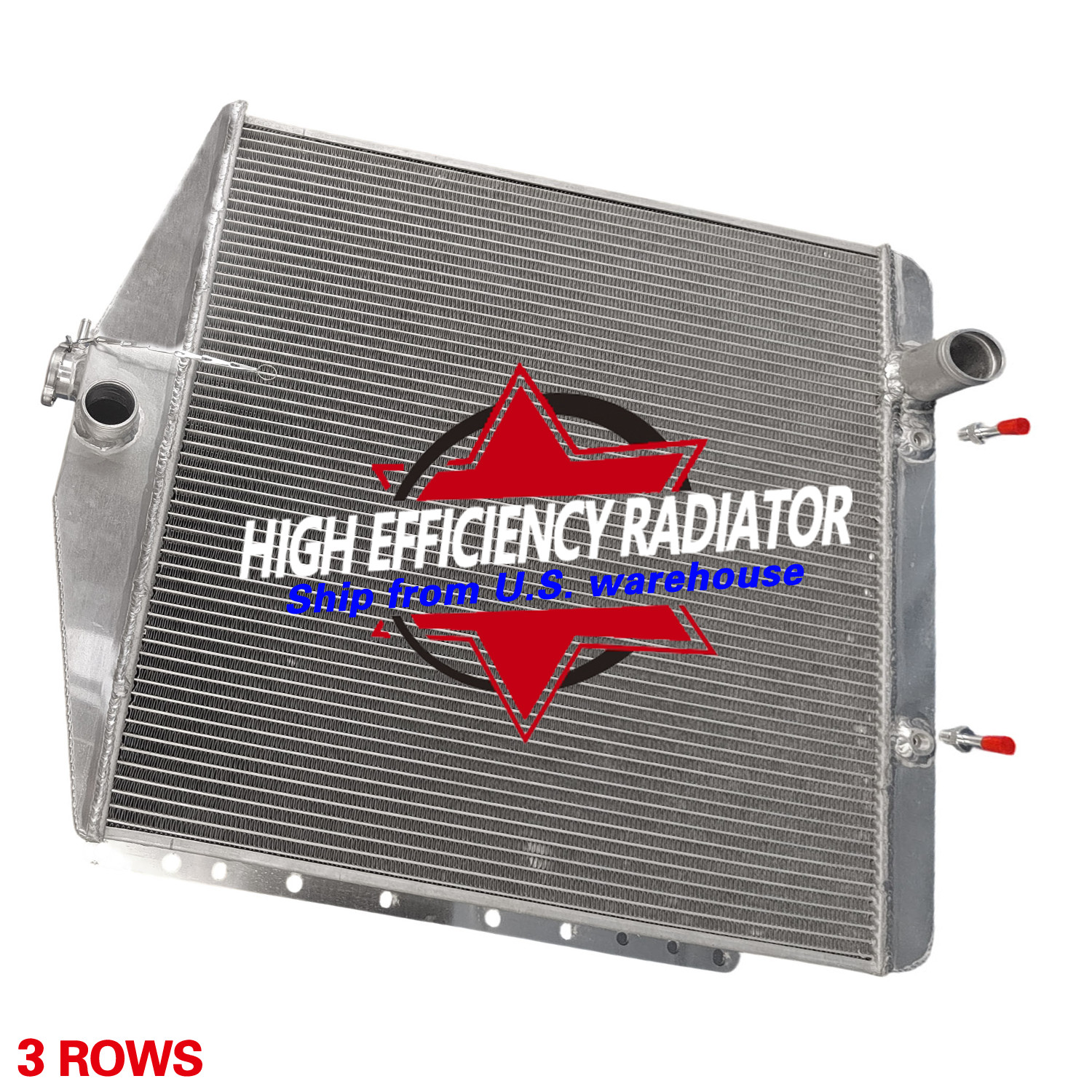 3Row Radiator fit 1954-1956 1955 Oldsmobile Super 88,Starfire Chevy Conversion