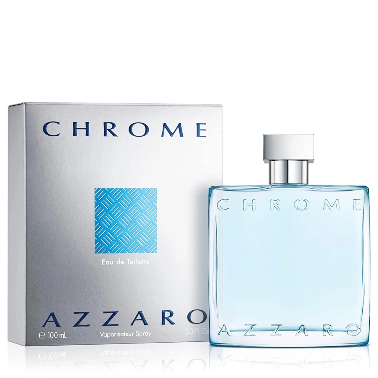 Azzaro Chrome Eau de Toilette 3.3 oz/100 ml Spray Men
