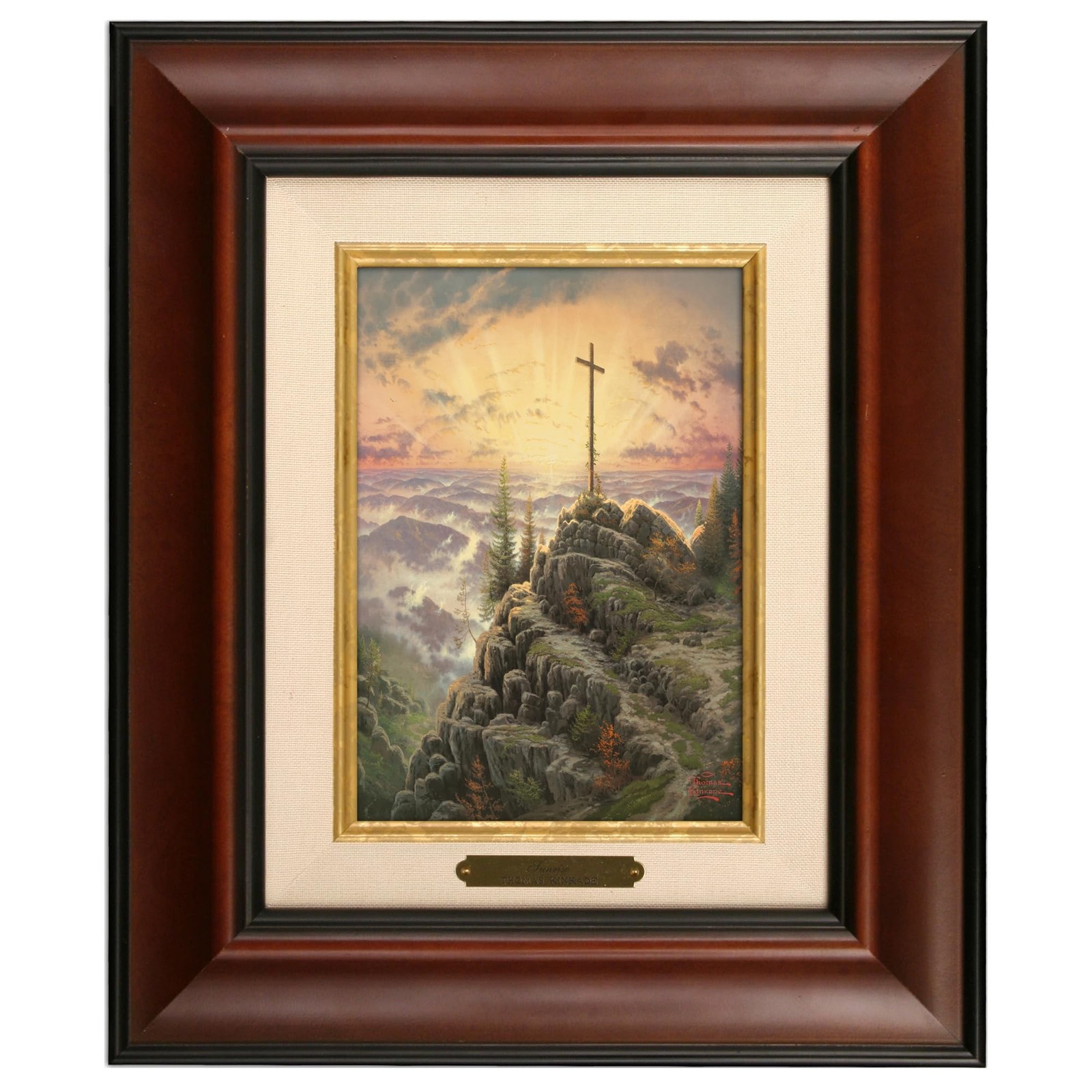Thomas Kinkade Sunrise Brushwork Gallery Wrapped Canvas Art | Framed Room Wal... Thomas Kinkade Sunrise Brushwork Gallery Wrapped Canvas Art | Framed Room Wal...