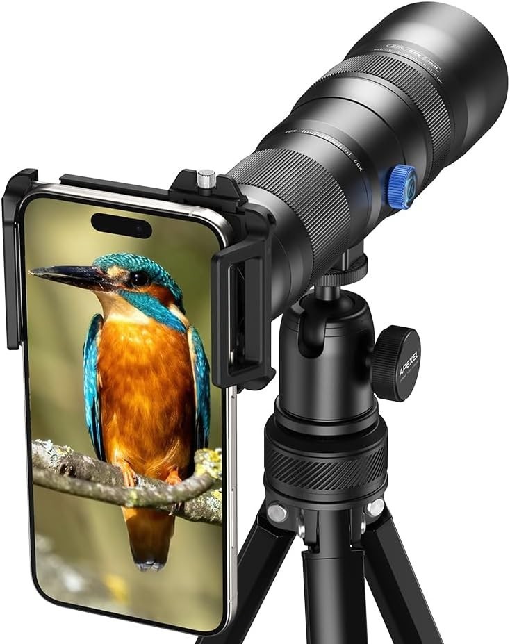 Apexel 20-60X Zoom Telephoto Lens,High Power HD Telephoto Phone Lens with Tripod Apexel 20-60X Zoom Telephoto Lens,High Power HD Telephoto Phone Lens with Tripod