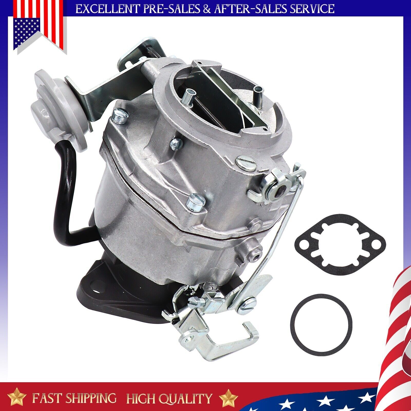 1-Barrel Carburetor for Rochester BV 1963-67 Chevy Pontiac 194 230 250 #7023003