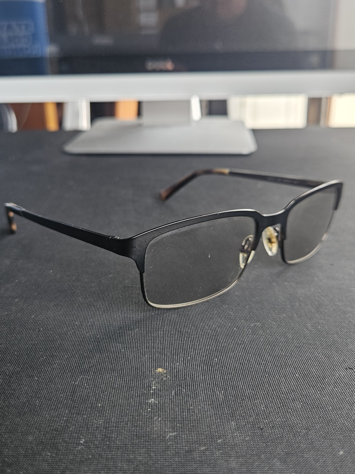 Nautica N9104 005 Men\'s Eyeglasses Frames 56-19-140 Black Metal Rectangle