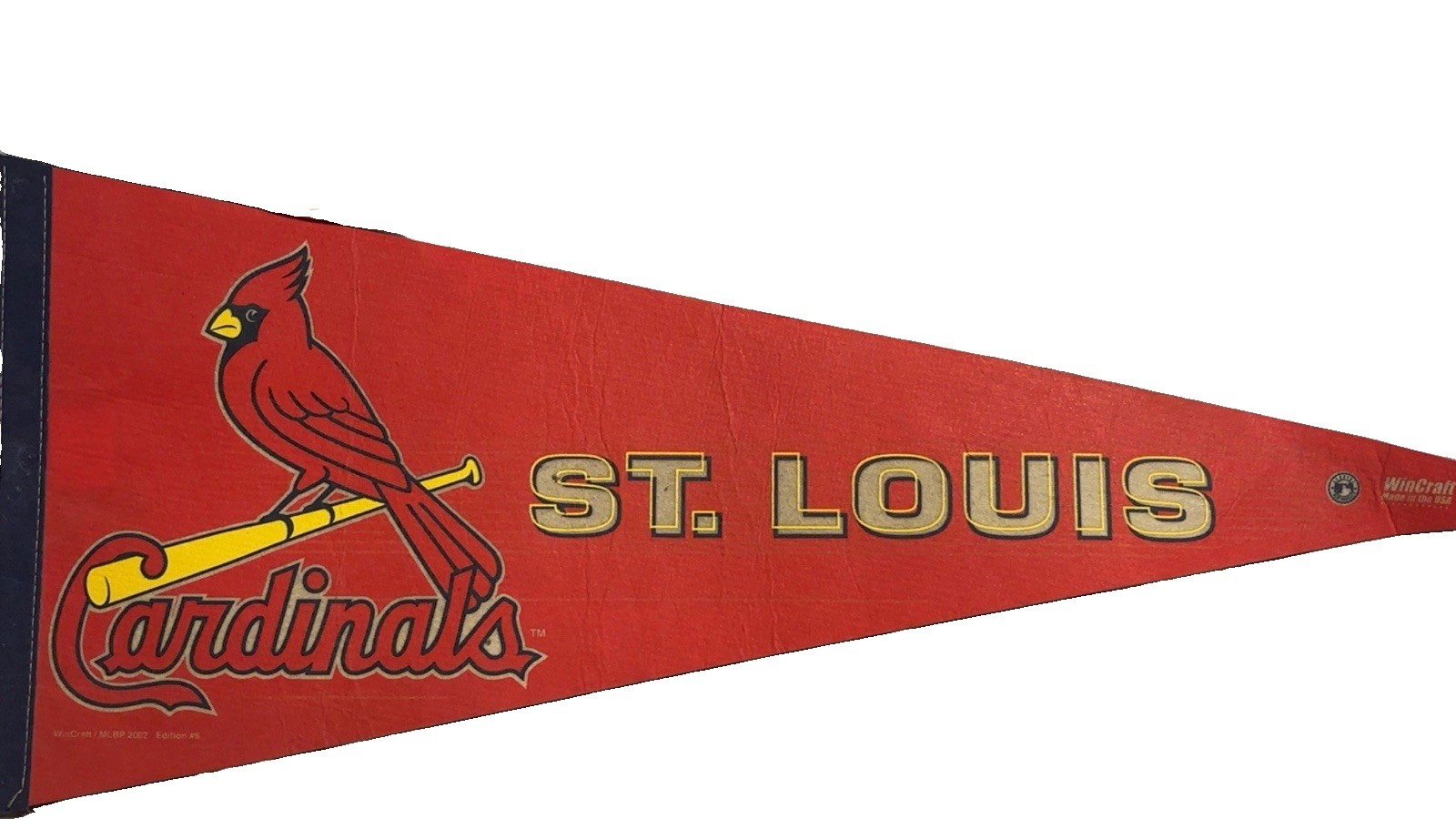 Vintage WinCraft St. Louis Cardinals MLB Baseball Pennant 2002