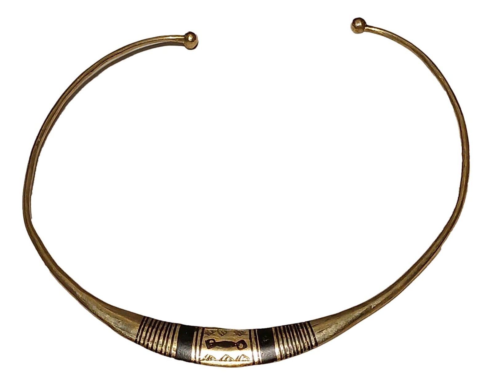Handcrafted African Tuareg Artisan Choker Necklace Tribal Ethnic Jewelry