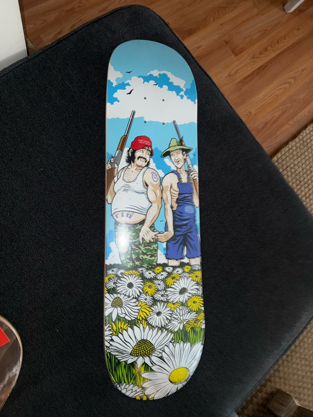 Supreme Sean Cliver Nuns N Guns Skateboard Deck FW24 Powell Supreme Strangelove