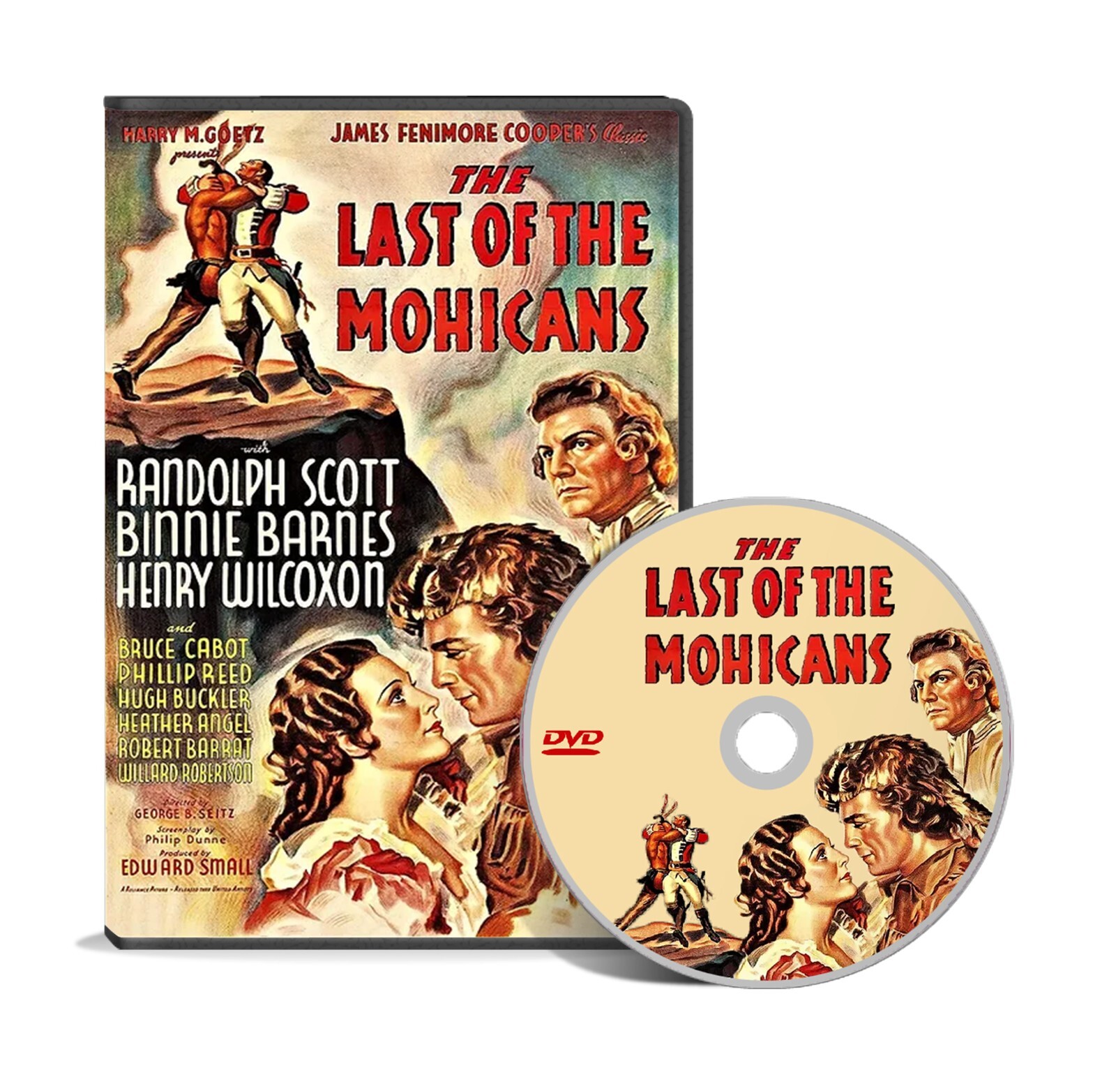 The Last of the Mohicans (1920) Action, Adventure, Drama, Silent DVD