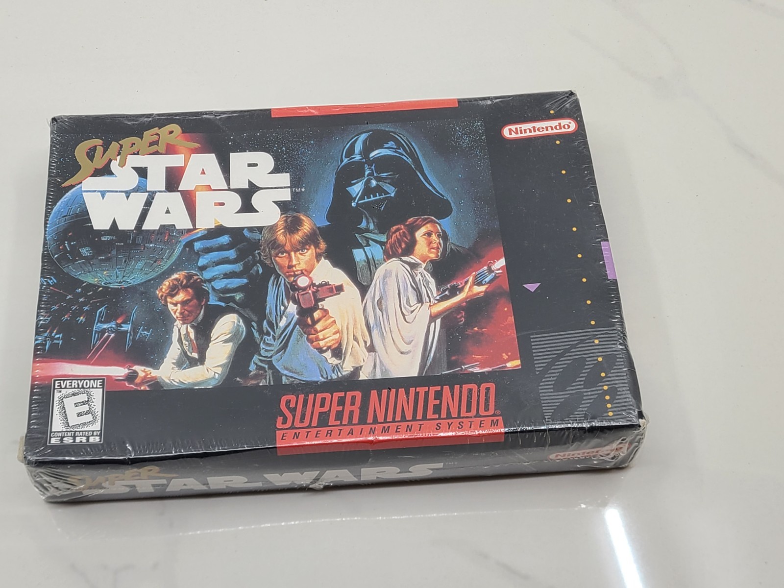 Super Star wars super nintendo SNES sealed vintage game 1996 factory packaging
