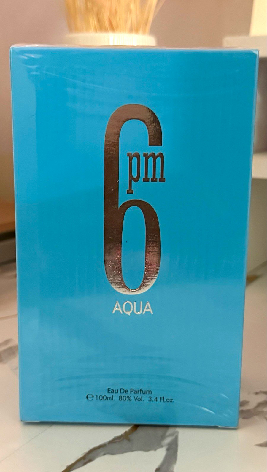 6 PM Aqua Eau de Parfum EDP Spray Regular Size Fragrance 3.4 fl oz for men 6 PM Aqua Eau de Parfum EDP Spray Regular Size Fragrance 3.4 fl oz for men