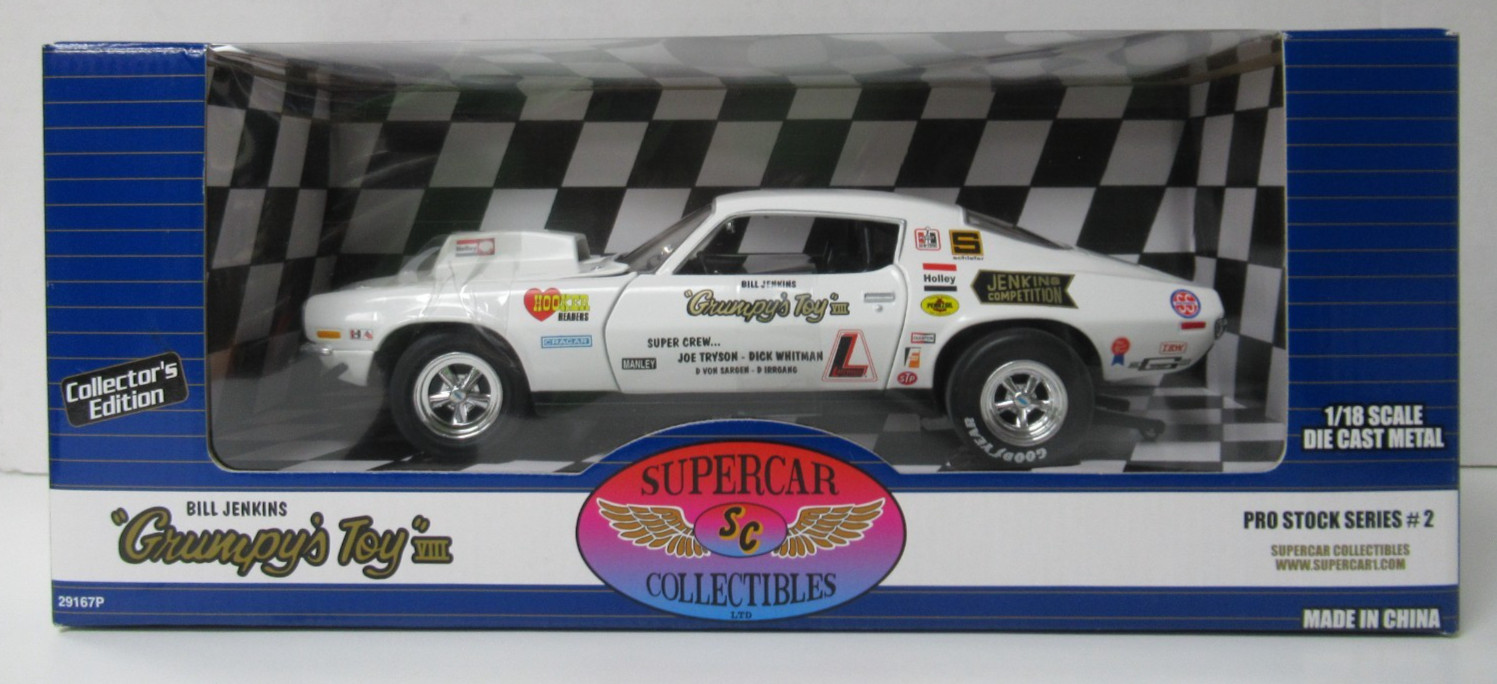 ERTL Super Car Collectables Bill Jenkins 1970 Camaro Grumpy's Toy VIII 1:18