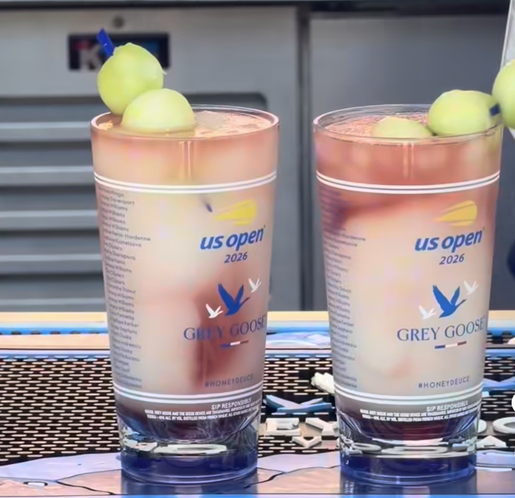 Honey Deuce Cup set 2 US Open 2026 Tennis Grey Goose collect Rare used last sets